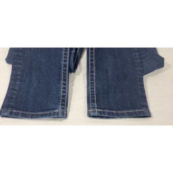 Miss Me Womens Size 26 Straight Leg Embellished Medium Wash 5 Pocket Jeans - Picture 5 of 10